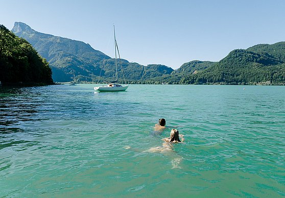 Foto Salzkammergut Tourismus/Kerschbaumer Katrin: Schwimmen am Mondsee