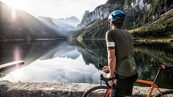 Foto: WOM Medien GmbH: Gravel Biken am Gosausee im Salzkammergut in Oberösterreich