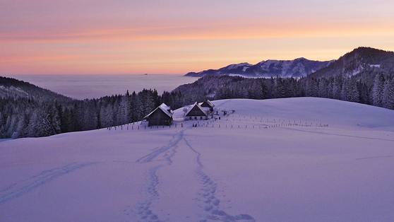 Foto: Nationalpark Kalkalpen: Winterlandschaft im Nationalpark Kalkalpen
