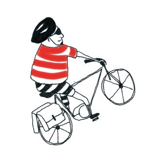Radfahrer Illustration