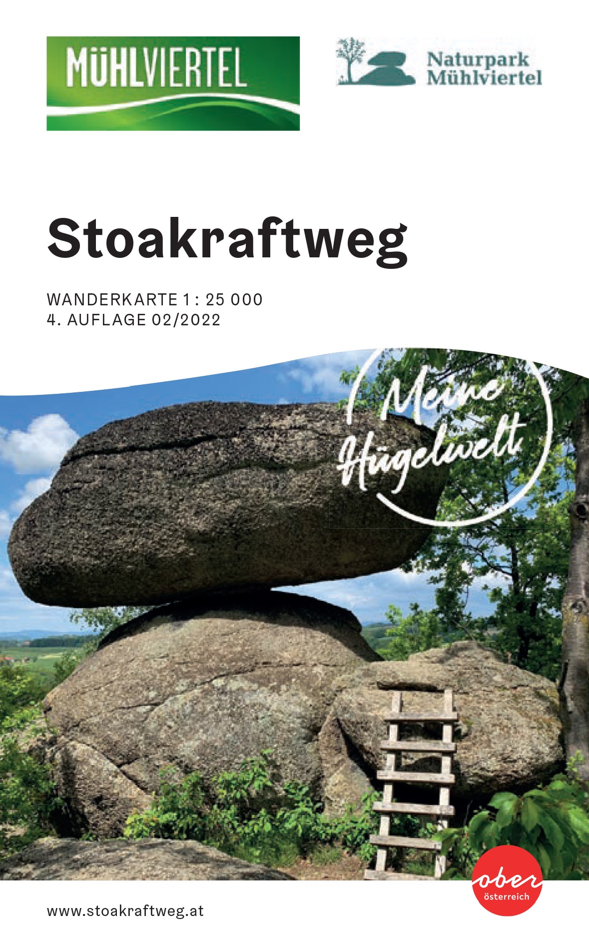 Titelbild der Wanderkarte Stoakraftweg