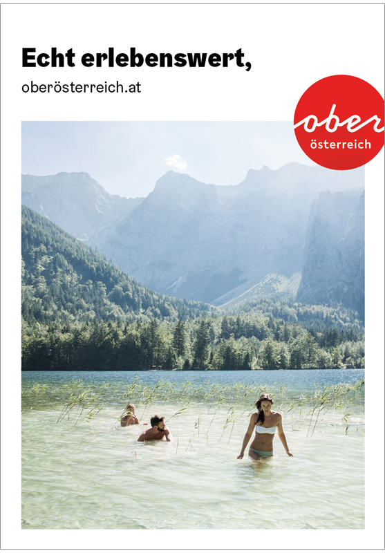 Oberösterreich Karte 'Echt erlebenswert'