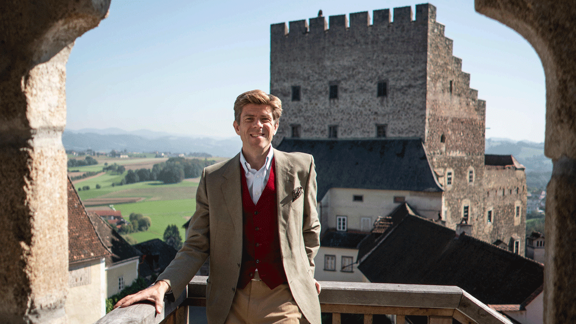 Die Burg Clam, ihr Burgherr und die Konzerte